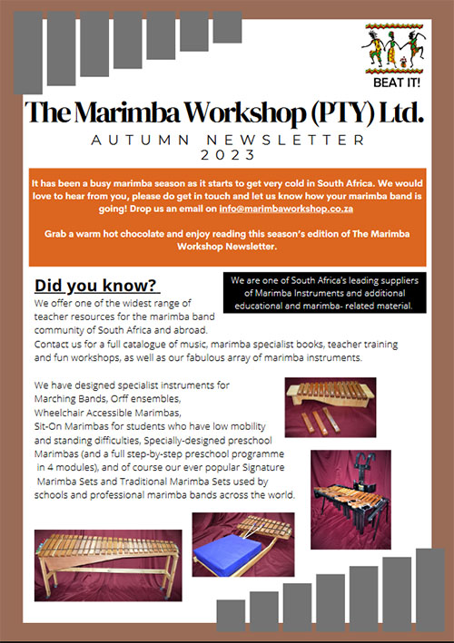 Marimba Workshop Autumn 2023