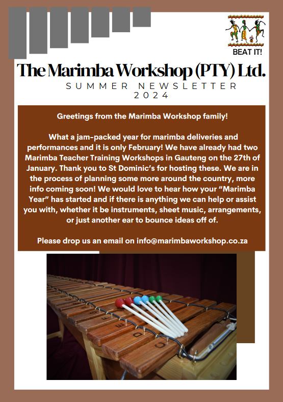 Marimba Workshop Summer 2024